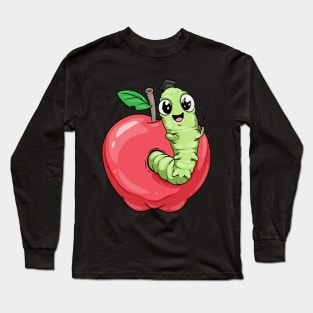 Caterpillar Teacher Pointer Long Sleeve T-Shirt